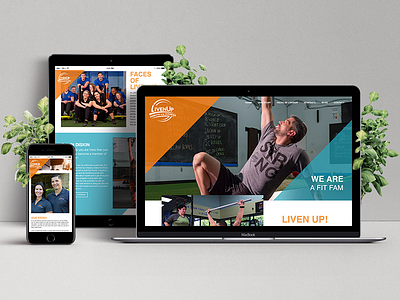 LivenUp Fitness Responsive Design