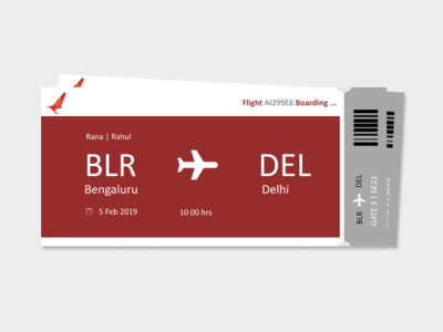 Boarding Pass ui webdeisgn dailyui