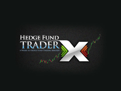 Hedge Fund Trader X brand branding design emblem identity lettering logo product type typography web website