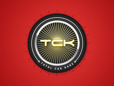 Total Car Kare brand branding design emblem identity illustration illustrator lettering logo retro type typography vector web