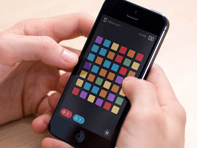 Blend for iPhone app clean simple design soft colors