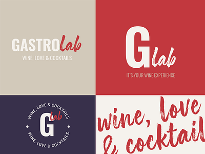 GastroLab brand design branding cocktails design graphic id identity logo logodesign logos logotype logotype design wine