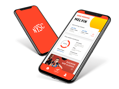 New York Sports Club App Redesign branding design material mobile app new york ui uiux design ux