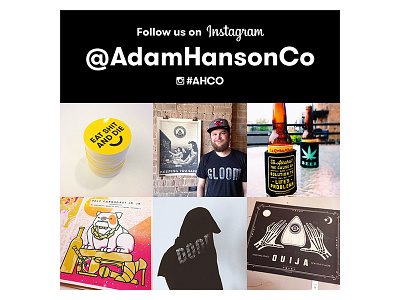 @AdamHansonCo on Instagram adam hanson ahco design gig poster illustration instagram photos screen print