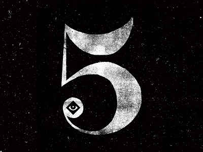 AHCO 5YR adam hanson ahco design illustration number numerals texture type typography
