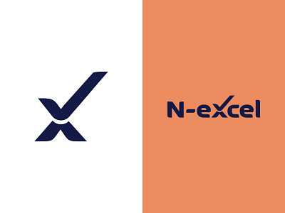 N excel logo | X letter logo