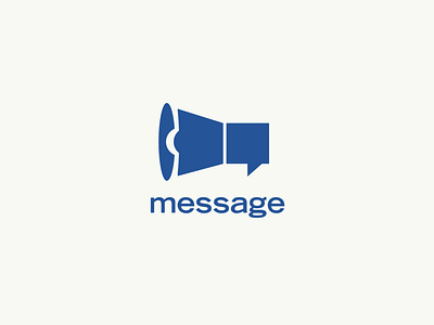 Message Logo Design | Social organization logo design