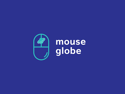 mouse globe | logo design computermouse creative logo globe icon logo logotype minimalist logo mouse mouseover mousepad