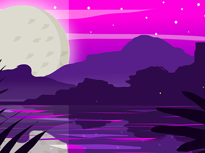 Latest work art artist fantasy graphic design landscape vector vectornator