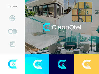 CleanOtel app booking branding clean covid-19 dashboard design health hotel illustration landing page logo travel typography ui uiux ux vector web app web design
