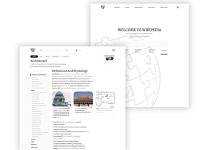 Re-Design Wikipedia findable mockup ui usability testing user experience user interface ux webdesign website wikipedia