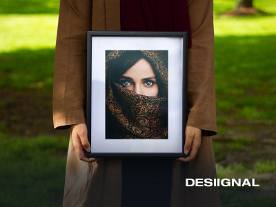 Frame mockup (A4, vertical) design designer desiignal freebie illustration mockup print print design template
