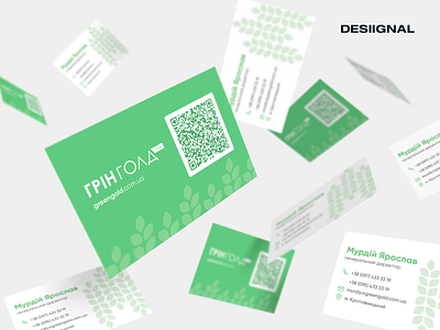 Business card for Greengold brand design branding business card business cards card design design designer desiignal identity marketing print print design