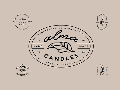 Alma Candles Brand Refresh