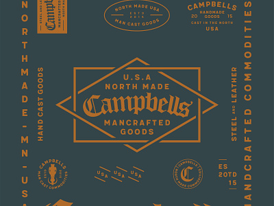 Campbells HandCast Goods Branding