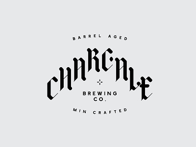 Charc'ale Brewing Co Rebrand badge design beer label brand identity branding craft beer logo design typography