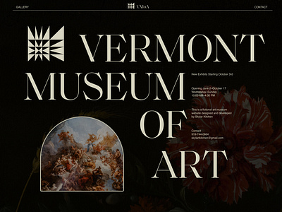 VMoA Art Museum - Desktop Website