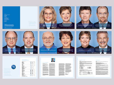 Bank Annual Report Spreads annual report bank banking customer care design finance photography portrait print print design printing spreads
