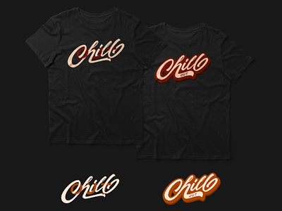 'Chill Out' T Shirt handlettering t shirt typography