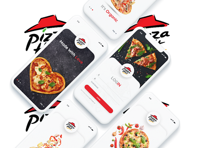 Pizza Hut Mobile Application Re-Design app creative ui ui design ux