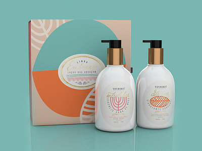Gift Box and Packaging - Shea Butter Collection branding brazil design graphic design hand soap lotion package package design sea butter