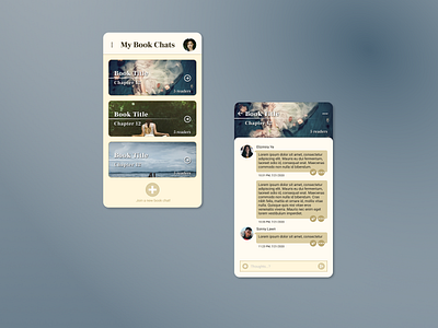 Daily UI #013: Book Club Messaging