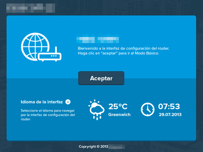 Widget web flat design
