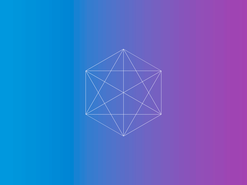 Polygon animation animation blue experiment exploration gif gradient hexagon polygon purple