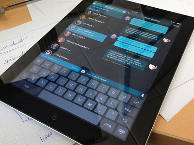 Enjoystr for iPad, dark UI