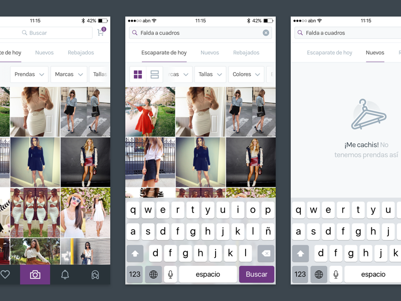 Chicfy – Home grid trendy trend fashion chic girl girls iphone apple ecommerce ios mobile chicfy