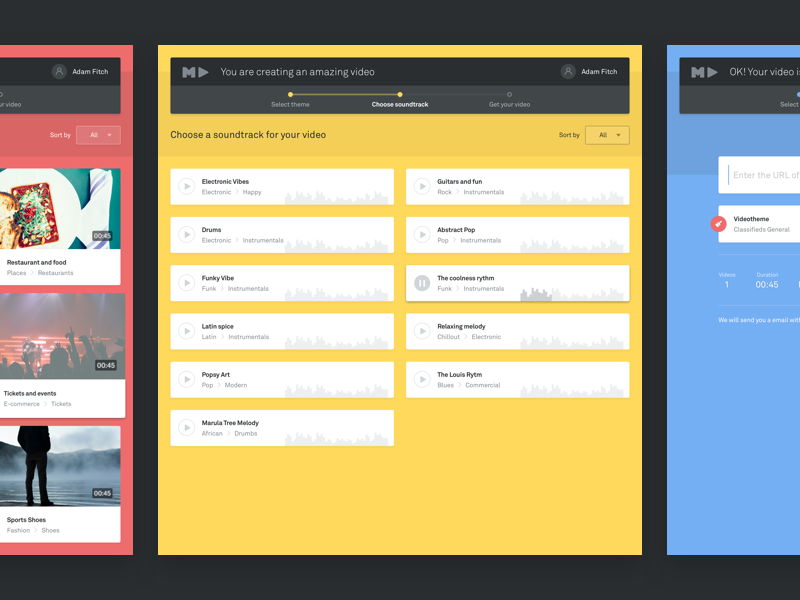 TheMotion webapp – Video generation video creation video log in sign in sign up register login app webapp web the motion themotion