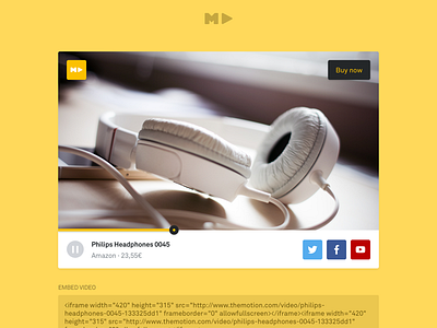 TheMotion webapp – Videoplayer