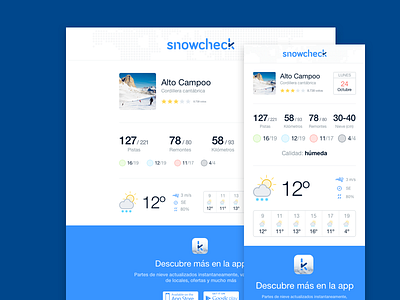 Snowcheck – Mailing templates android app ios ios app iphone iphone app mail mailing mails mobile mobile app snowcheck