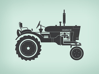 T R A C T O R logo tractor vector