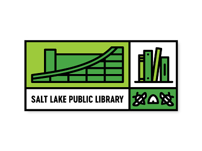 Salt Lake Public Library bee beehive bees books grid library public library salt lake salt lake city shelf utah