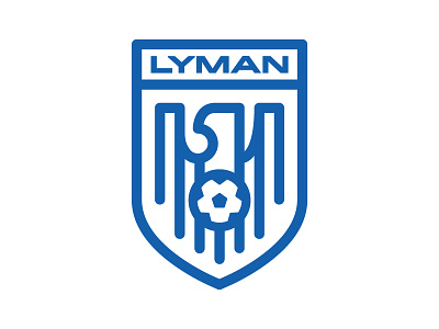 Lyman Soccer badge ball crest eagle football lyman shield soccer