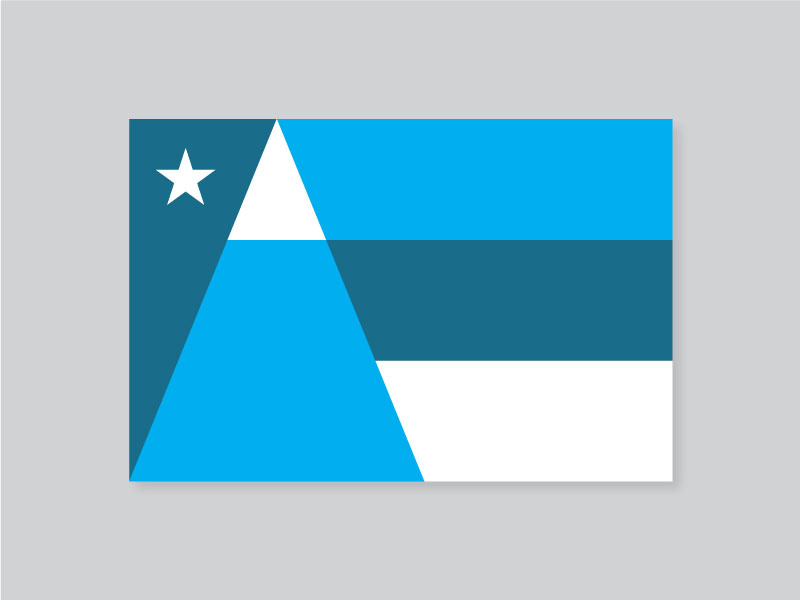 Salt Lake City Flag salt lake city sky lake snow salt stripes star mountain vexillology symbolic redesign flag
