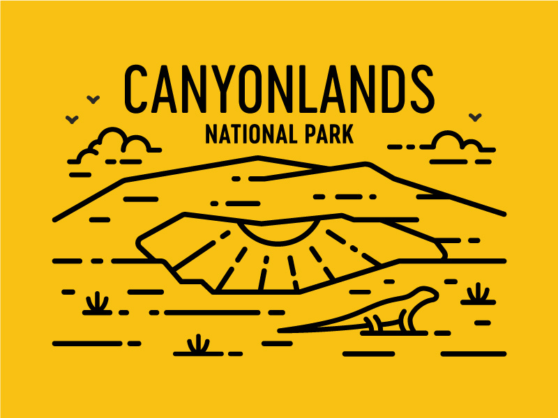 Canyonlands Postcard island in the sky mesa arch national park desert lizard utah moab canyonlands