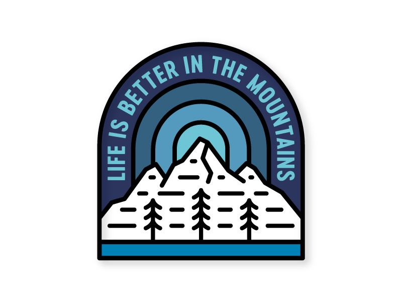 Mountain Life by Jorrien Peterson on Dribbble