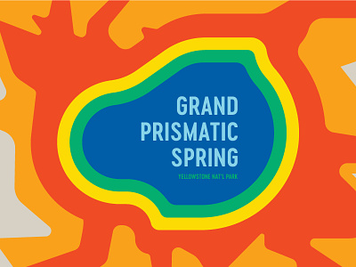 Grand Prismatic Spring Postcard