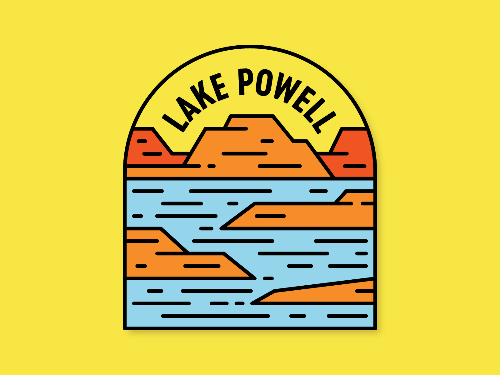 Lake Powell by Jorrien Peterson on Dribbble