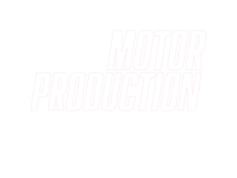 The logo for Motor Production, version 1 animation design graphic design lettering logo logodesign typography vector