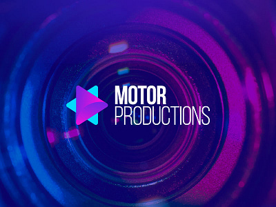 Logo for Production House. Motor Production. v.2 design graphic design icon illustration logo logodesign vector