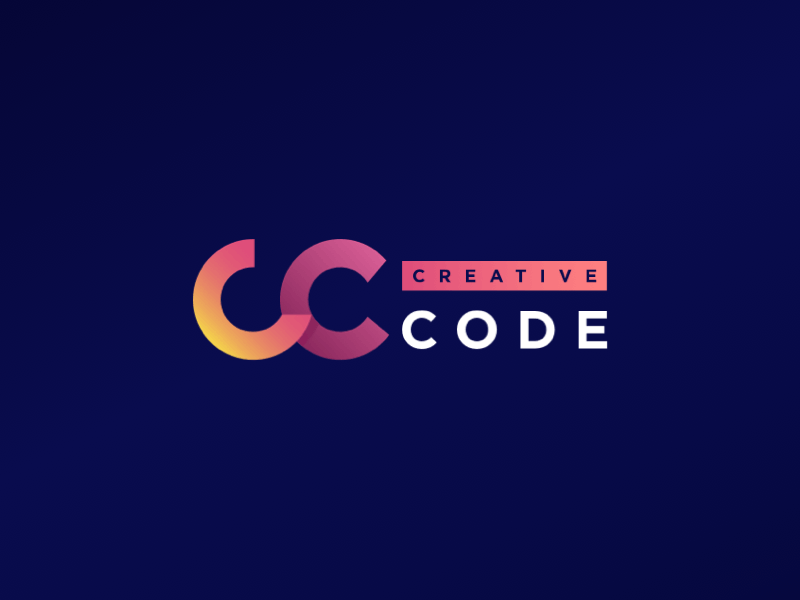The logo for Creative Code, version 3 animation design graphic design icon logo logodesign vector
