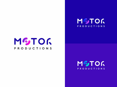 The logo for Motor Production, version 4 design graphic design icon logo logodesign minimal vector