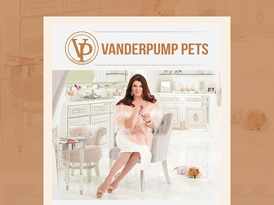 Newsletter Vanderpump Pets branding contacts landing layout newsletter newsletter design pnk ux vanderpumppets