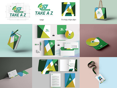 Az Branding branding green logo