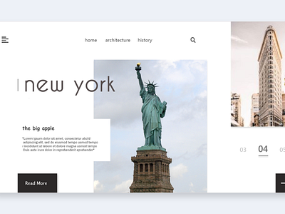 New York Art design flat illustration ux vector web