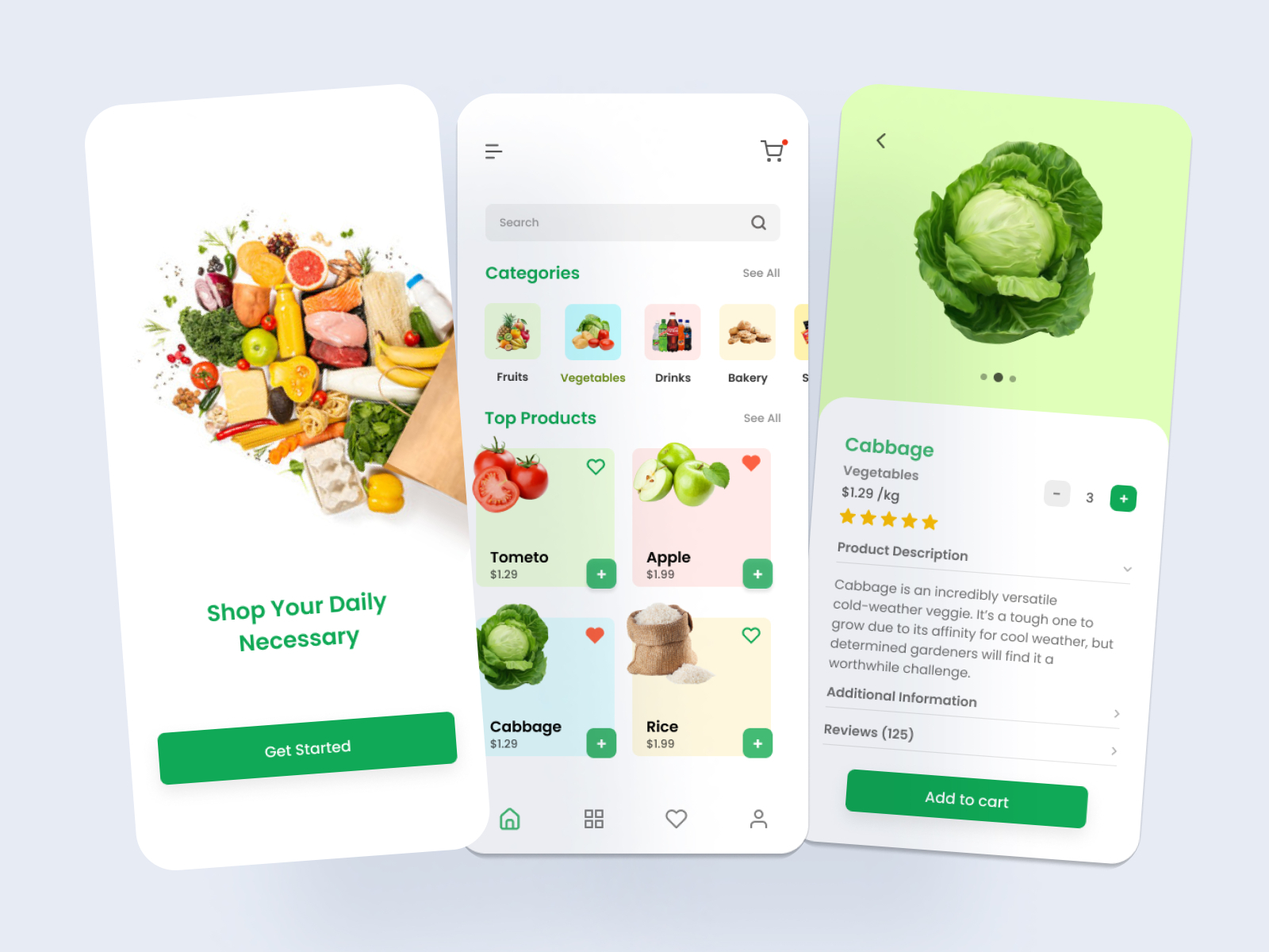 Grocery Mobile App by Noman Al Sayed on Dribbble