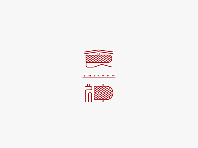 食神 illustration logo typography 徽标